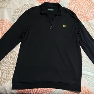 Masters collection used luxury cotton 1/4 zip pullover.